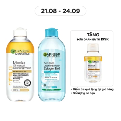 GARNIER Combo Garnier Micellar Oil & Salicylic Bha 400ml