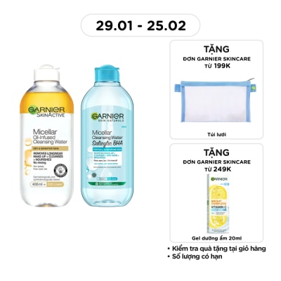 GARNIER Combo Garnier Micellar Oil & Salicylic Bha 400ml