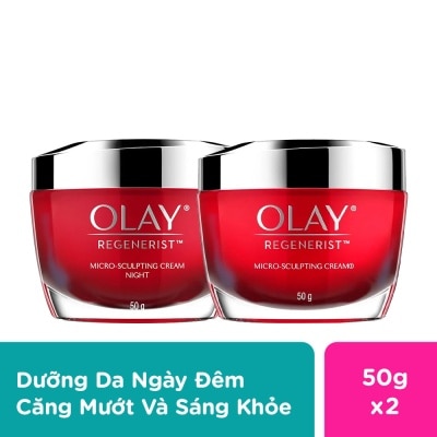 OLAY Combo Olay Kem Dưỡng Ban Ngày Và Đêm Regenerist 50G