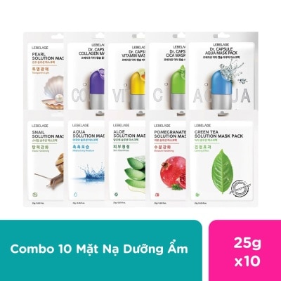 LEBELAGE Combo Lebelage 10 Mặt Nạ