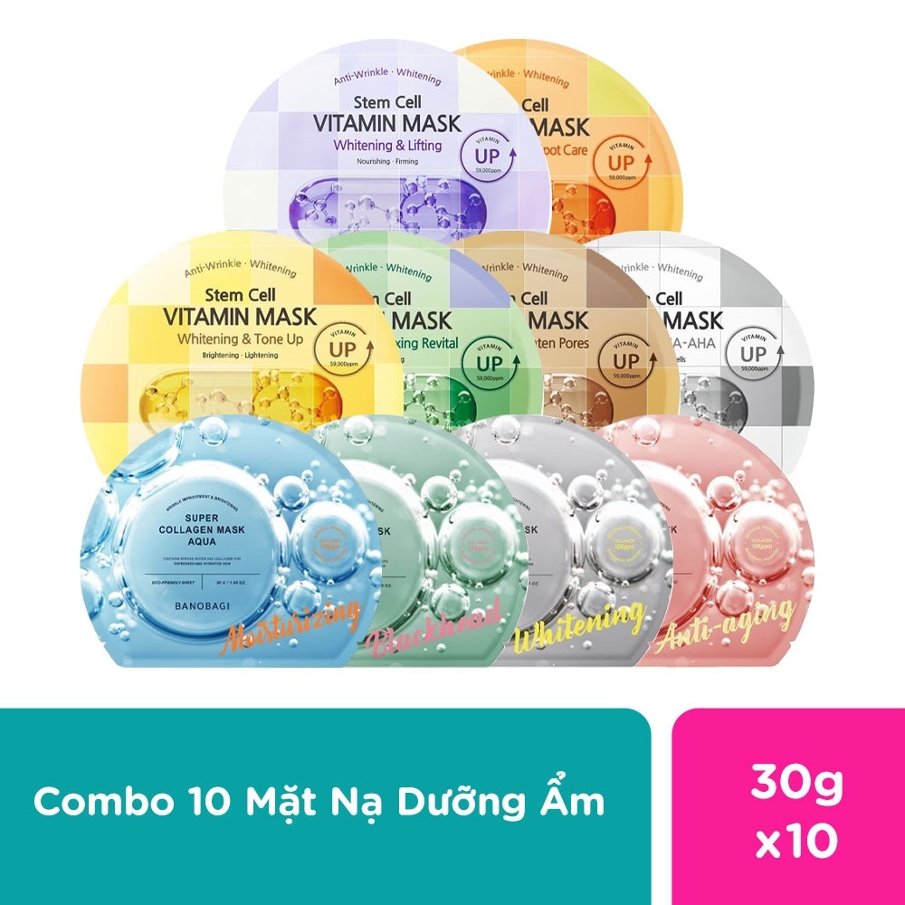 Combo Banobagi 10 Mặt Nạ