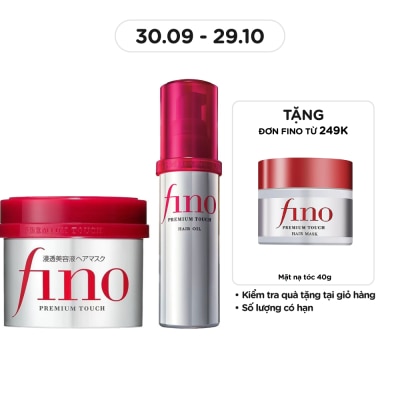 FINO Premium Touch Hair Oil B 70ml & Fino Premium Touch Hair Mask 230g