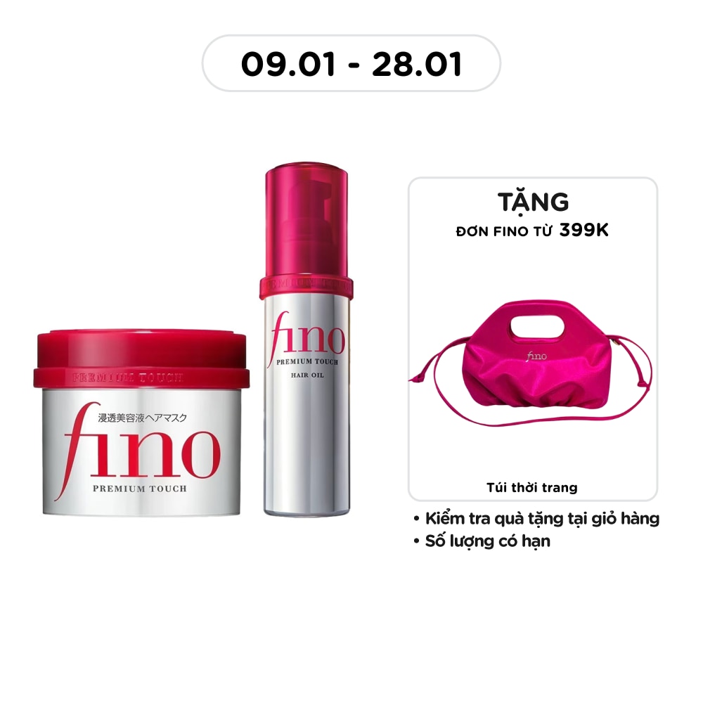 Premium Touch Hair Oil B 70ml & Fino Premium Touch Hair Mask 230g