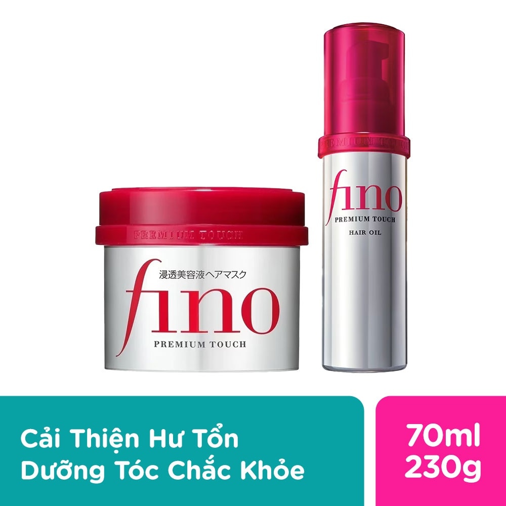 Premium Touch Hair Oil B 70ml & Fino Premium Touch Hair Mask 230g