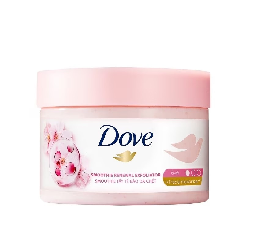 Deep Moisture Shower 500g & Dove Body Scrub Sakura Fragrance 298g