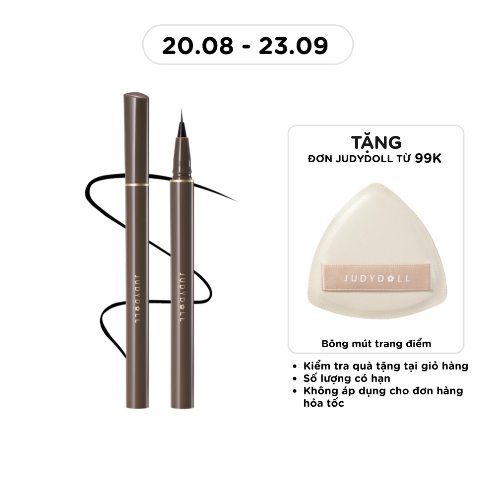 Bút Kẻ Mắt Nước Judydoll Slim Liquid 0.4g .#01 Black image