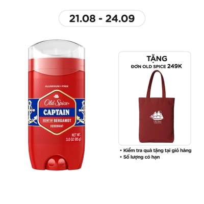 OLD SPICE Sáp Khử Mùi Old Spice Captain Scent Of Bergamot Deodorant 85g