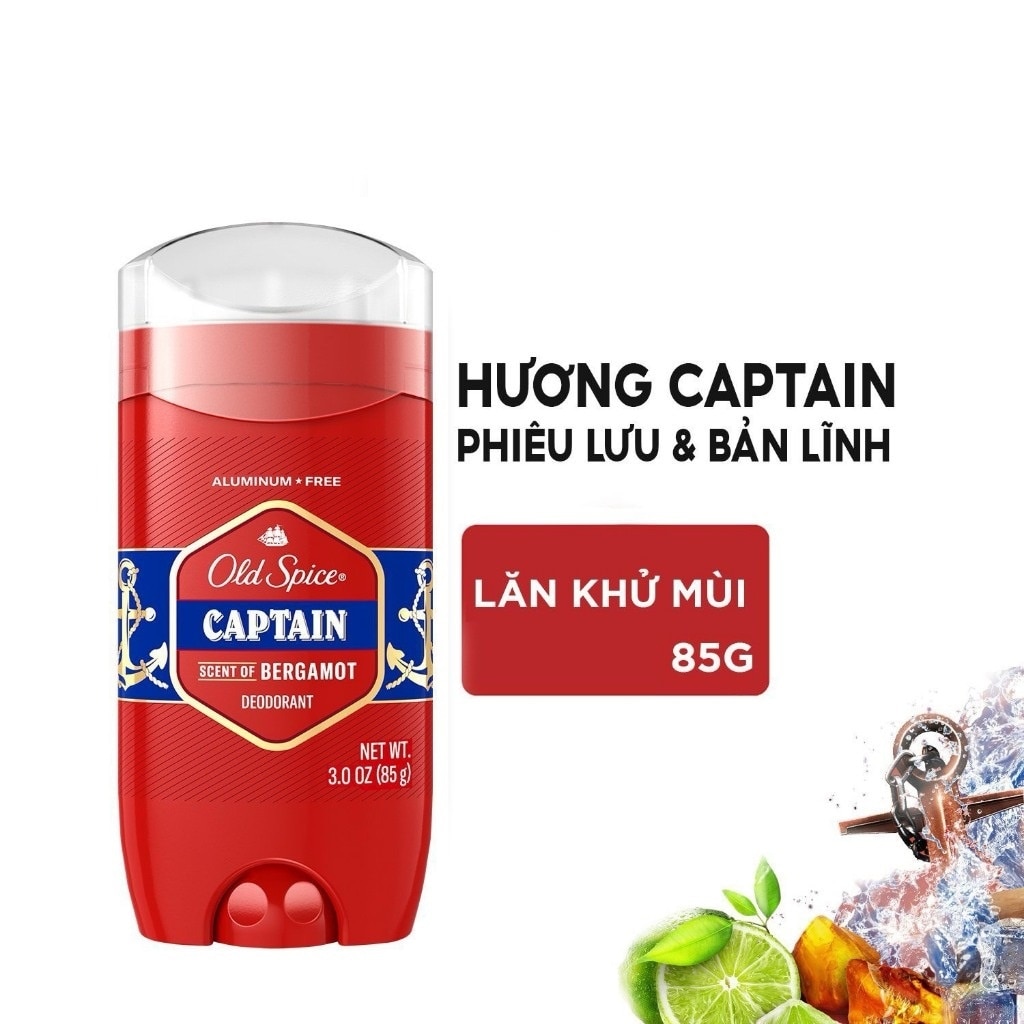 OLD SPICE, Captain Scent Of Bergamot Deodorant 85g | Watsons Vietnam