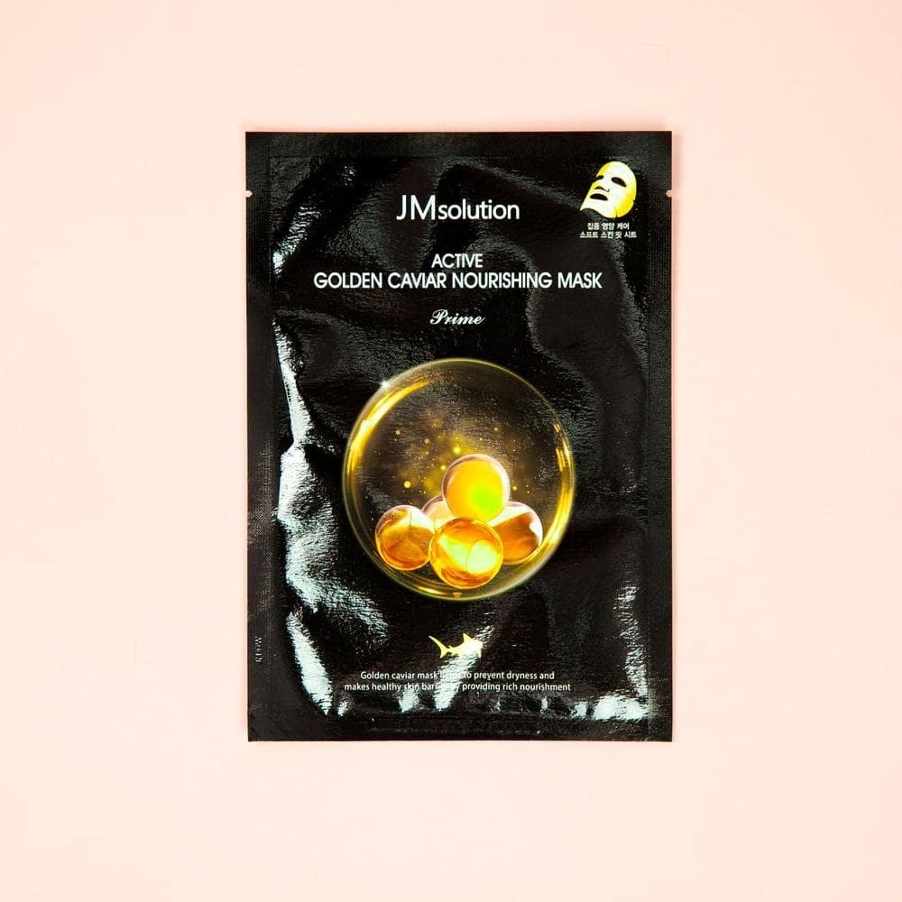 Mặt Nạ JMsolution Phục Hồi Tái Tạo Da Active Golden Caviar Nourishing Mask Prime 30ml