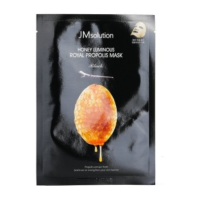 JMSOLUTION Mặt Nạ JMsolution Dưỡng Ẩm Honey Luminous Royal Propolis Mask Black 30ml