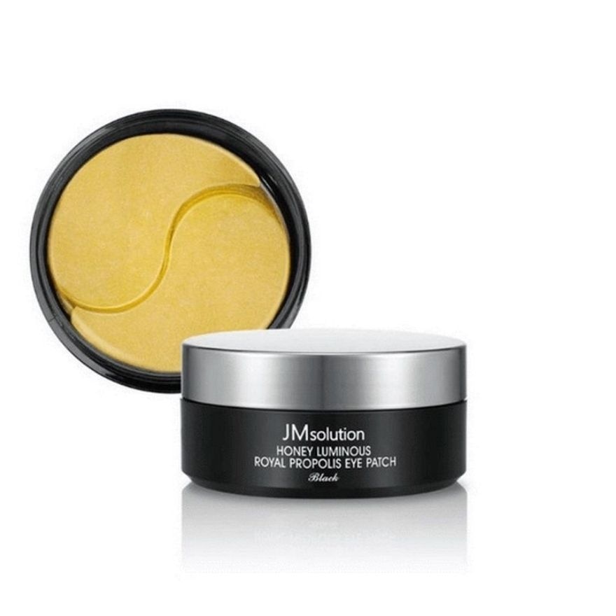 Mặt Nạ Mắt JMsolution Mờ Quầng Thâm, Nếp Nhăn Honey Luminous Royal Propolis Eye Patch Black 90g