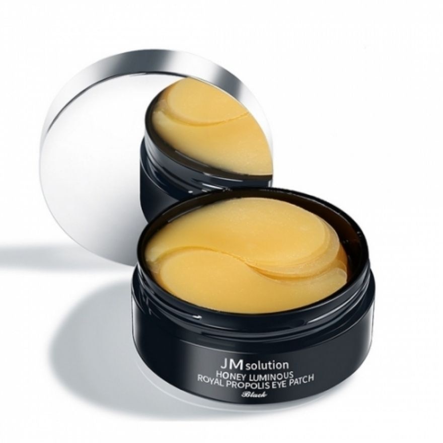 Mặt Nạ Mắt JMsolution Mờ Quầng Thâm, Nếp Nhăn Honey Luminous Royal Propolis Eye Patch Black 90g