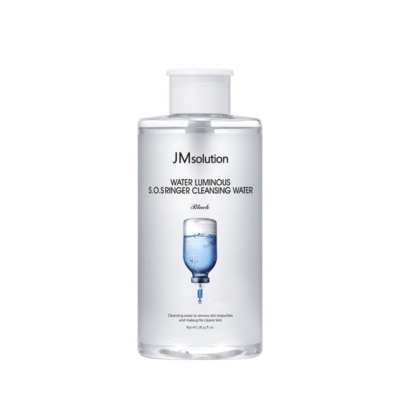 JMSOLUTION Nước Tẩy Trang JMsolution Làm Sạch Và Cấp Ẩm Water Luminous S.O.S Ringer Cleansing Water Black 500ml