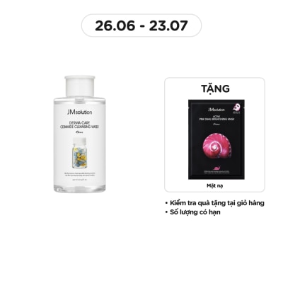 JMSOLUTION Nước Tẩy Trang JMsolution Cho Da Khô Derma Care Ceramide Cleansing Water Clear 500ml