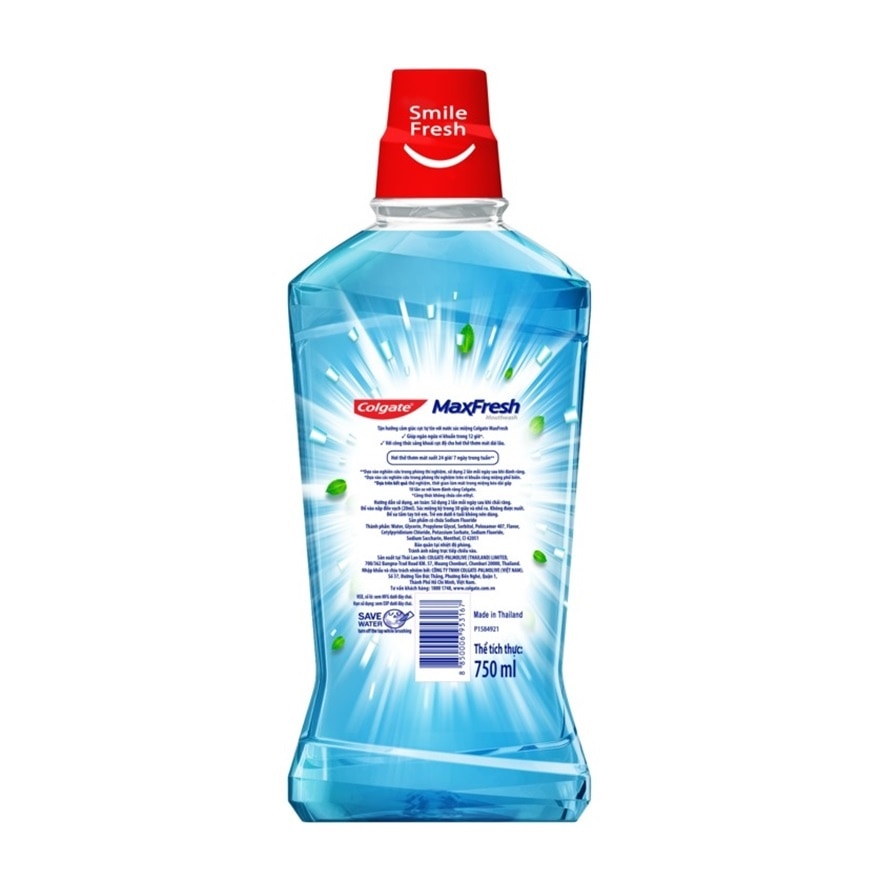 Plax Peppermint Fresh Mouthwash 750ml