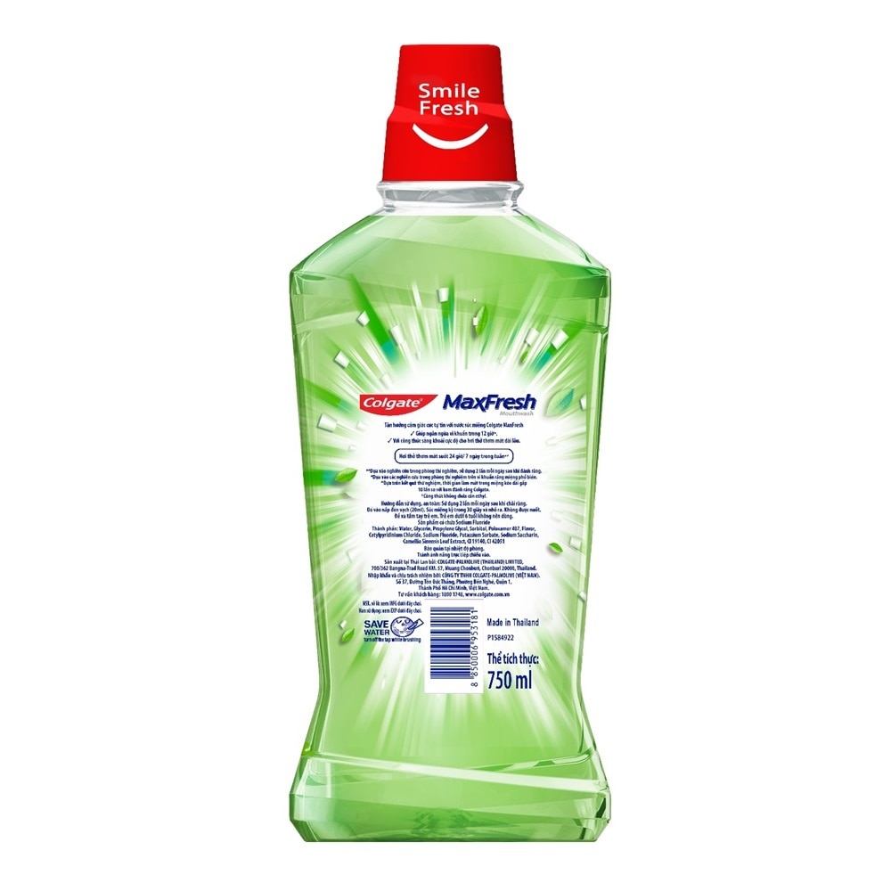 Plax Fresh Tea Mouthwash 750ml