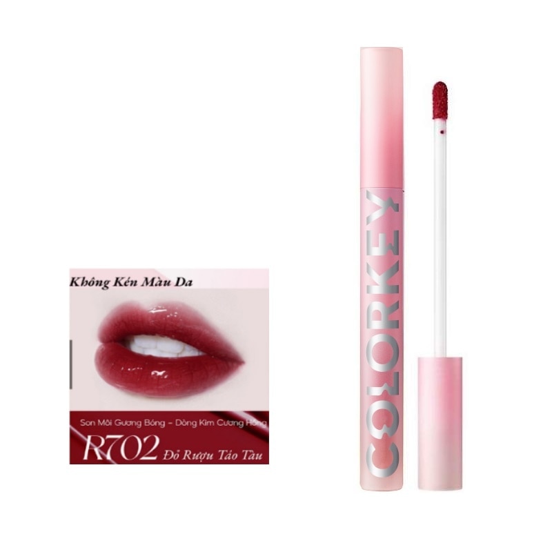 Son Bóng Colorkey Airy Lip Mirror Series 1.7g .#R702 - Pink Diamond