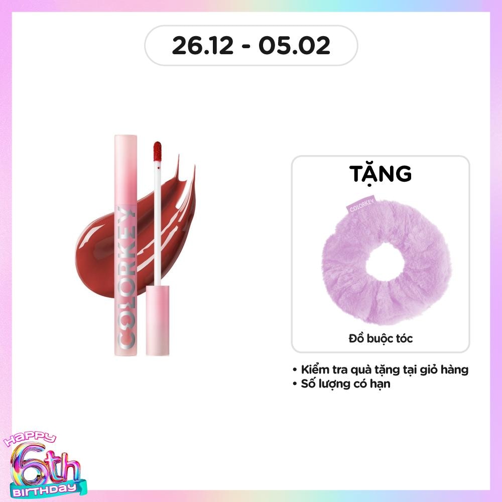 Son Bóng Colorkey Airy Lip Mirror Series 1.7g .#B708 - Pink Diamond