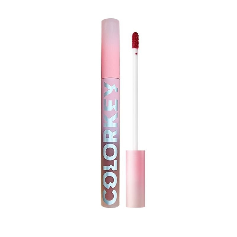 Son Kem Colorkey Airy Velvet Lip Lacquer 1.7g .#R608 Trà Cam Đào (Pink Diamond)