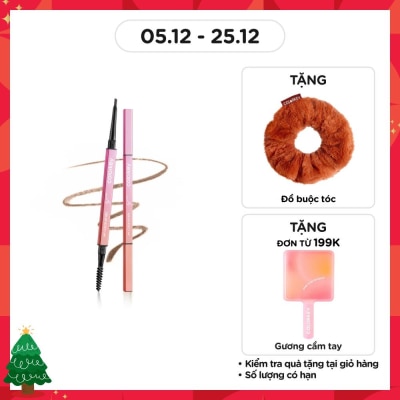 COLORKEY Chì Kẻ Mày Colorkey The Rapid Eyebrow Pencil 0.07g .#02 Earth Brown