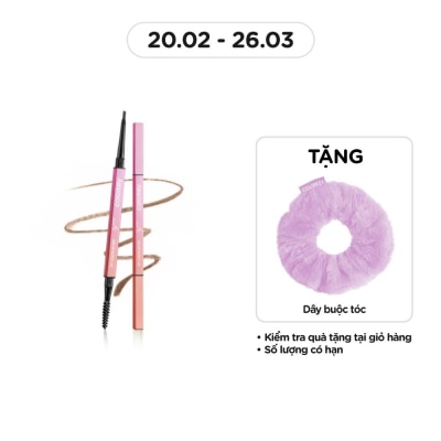 COLORKEY Chì Kẻ Mày Colorkey The Rapid Eyebrow Pencil 0.07g .#02 Earth Brown