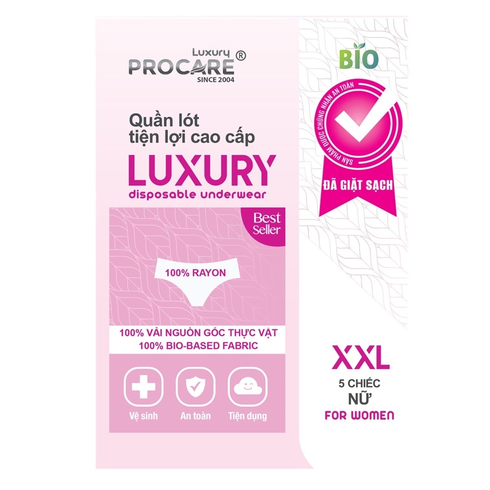 Quần Lót Tiện Lợi Procare Luxury (Nữ Size XXL) 5 Cái