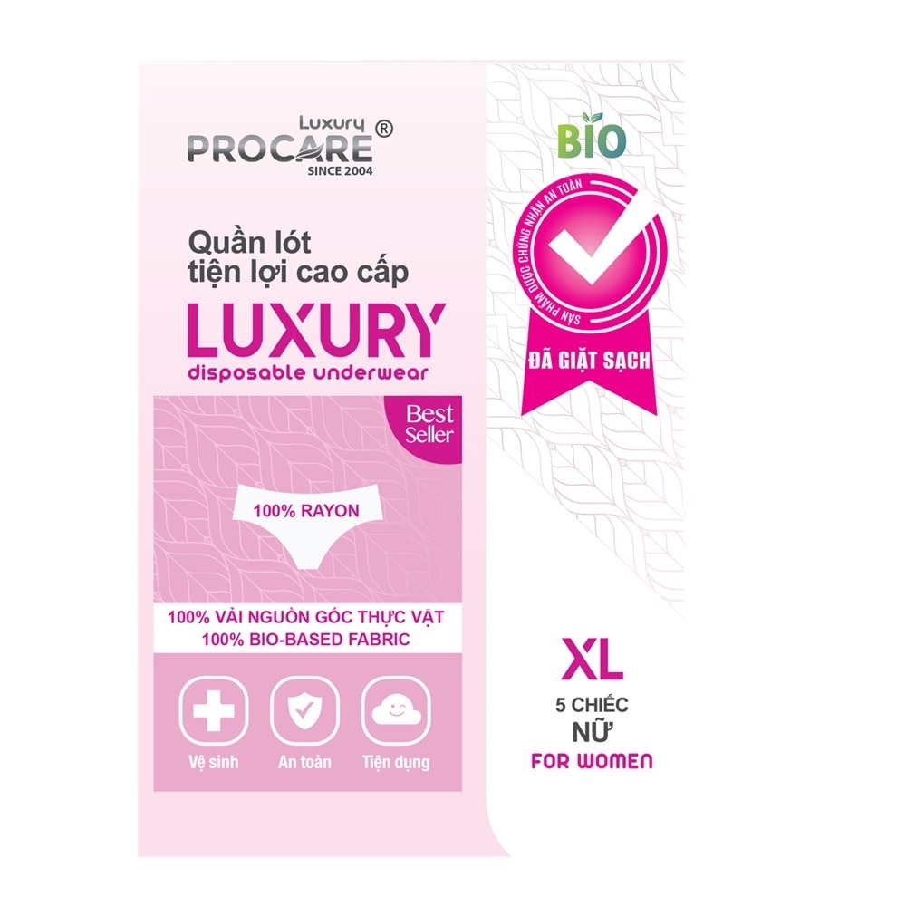 Quần Lót Tiện Lợi Procare Luxury (Nữ Size XL) 5 Cái