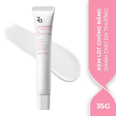 ZA Kem Lót Nâng Tông Chống Nắng ZA True White Day Protector EX SPF34 PA++ 35g