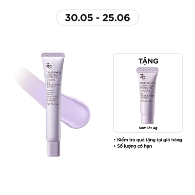 ZA Kem Lót Nâng Tông Chống Nắng ZA True White Glowing Protector SPF36 PA++ 35g .#02 Purple