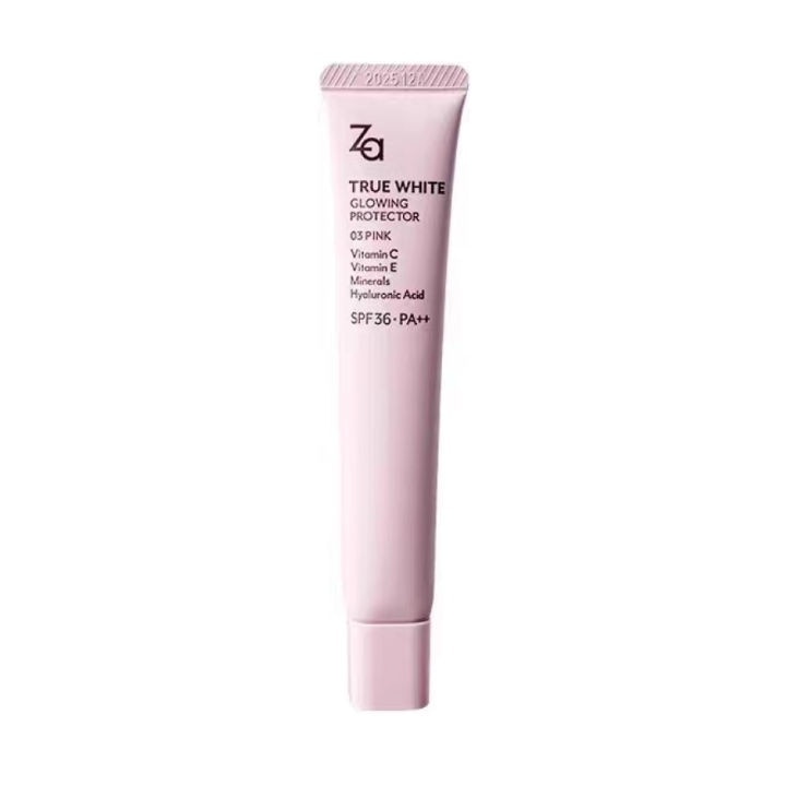 True White Glowing Protector SPF36 PA++ 35g .#03 Pink