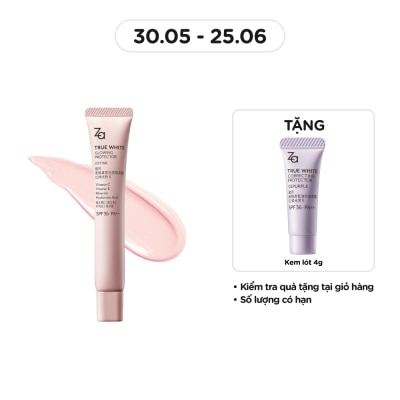 ZA Kem Lót Nâng Tông Chống Nắng ZA True White Glowing Protector SPF36 PA++ 35g .#03 Pink