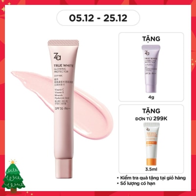 ZA True White Glowing Protector SPF36 PA++ 35g .#03 Pink