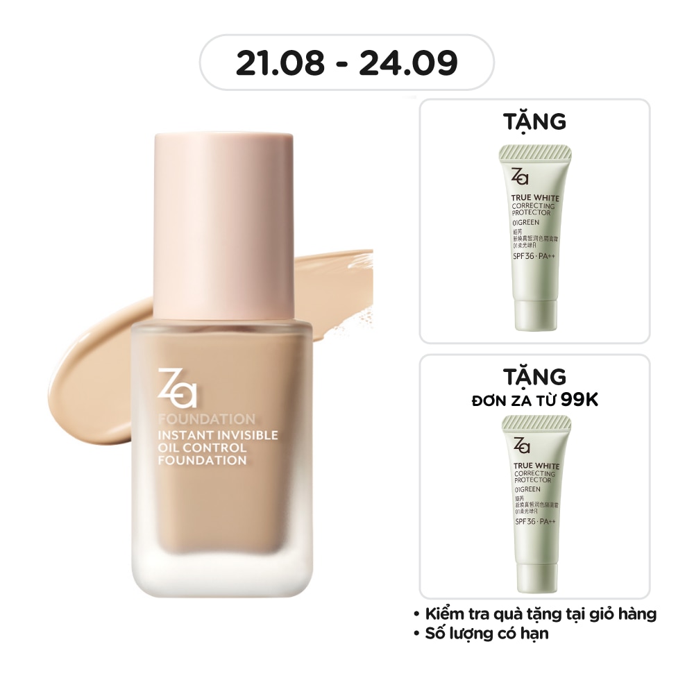 Instant Invisible Oil Control Liquid Foundation 25ml .#PO0W