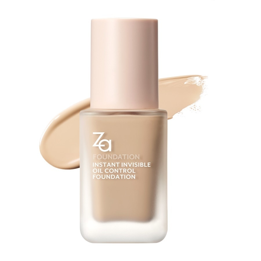 Kem Nền ZA Instant Invisible Oil Control Liquid Foundation 25ml .#PO0W