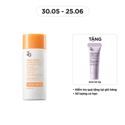 ZA Kem Chống Nắng ZA True White Powder Block UV SPF50+ PA++++ 50ml