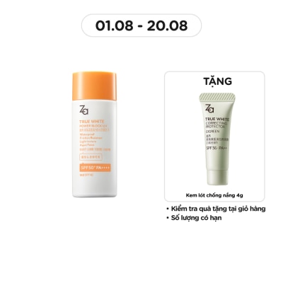ZA True White Powder Block UV SPF50+ PA++++ 50ml