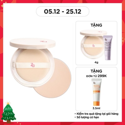 ZA Instant Invisible Oil Control Powder Foundation 7g .#OC00