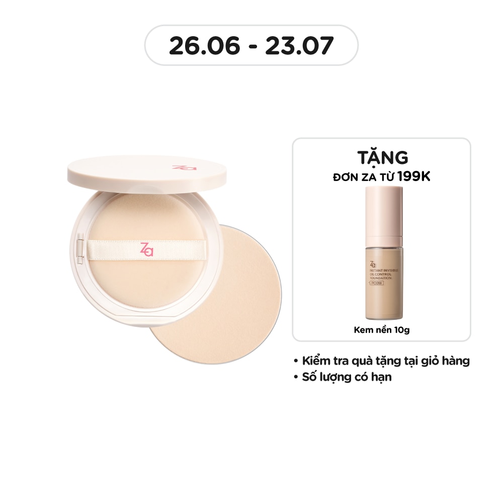 Instant Invisible Oil Control Powder Foundation 7g .#OC10