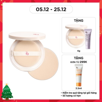 ZA Instant Invisible Oil Control Powder Foundation 7g .#OC10