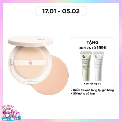 ZA Phấn Phủ ZA Instant Invisible Oil Control Powder Foundation 7g .#PO10