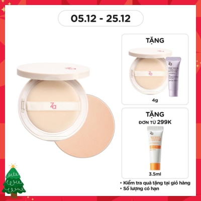 ZA Instant Invisible Oil Control Powder Foundation 7g .#PO10