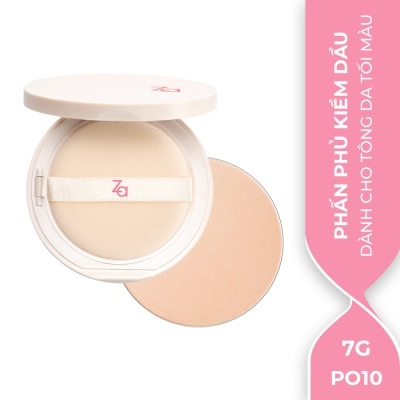 ZA Phấn Phủ ZA Instant Invisible Oil Control Powder Foundation 7g .#PO10