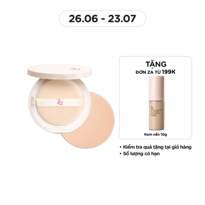 ZA Instant Invisible Oil Control Powder Foundation 7g .#PO10