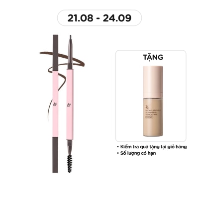 ZA Chì Kẻ Mày 2 Đầu ZA Detail Stroking Precious Eyebrow Liner 0.1g .#BR770 Mocha Brown