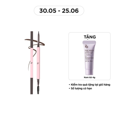 ZA Chì Kẻ Mày 2 Đầu ZA Detail Stroking Precious Eyebrow Liner 0.1g .#BR630 Soft Brown