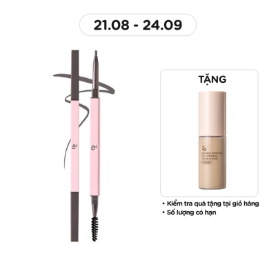 ZA Chì Kẻ Mày 2 Đầu ZA Detail Stroking Precious Eyebrow Liner 0.1g .#GY950 Smoky Gray