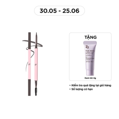 ZA Chì Kẻ Mày 2 Đầu ZA Detail Stroking Precious Eyebrow Liner 0.1g .#GY950 Smoky Gray
