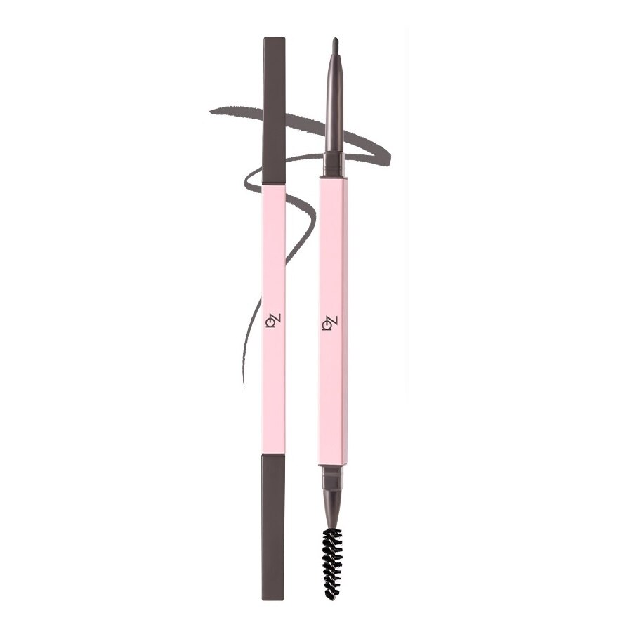 Chì Kẻ Mày 2 Đầu ZA Detail Stroking Precious Eyebrow Liner 0.1g .#GY950 Smoky Gray