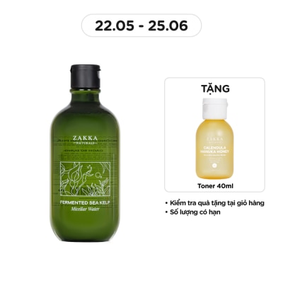ZAKKA NATURALS Fermented Sea Kelp Micellar Water 500ml
