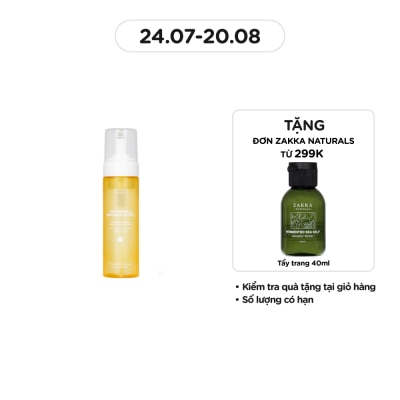 ZAKKA NATURALS Sữa Rửa Mặt Zakka Naturals Calendula Manuka Honey Hydrating & Calming Amino Foam Cleanser 185ml
